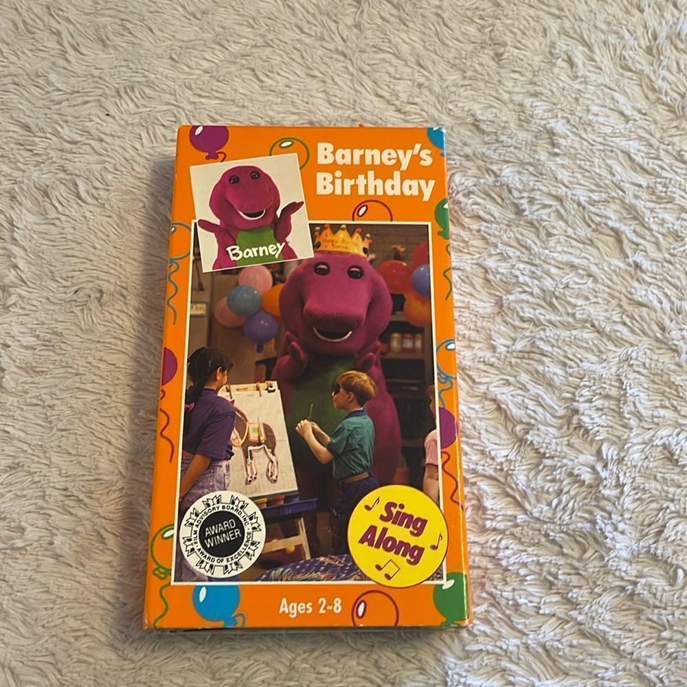 Barney’s birthday VHS sing-along